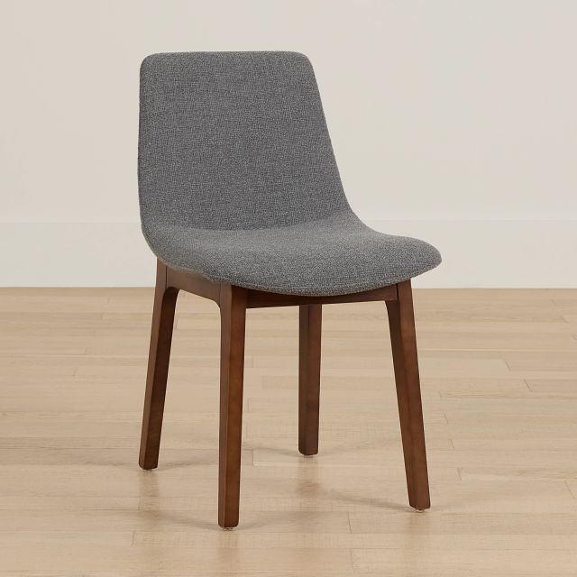 Hamilton Dark Gray Fabric Upholstered Side Chair