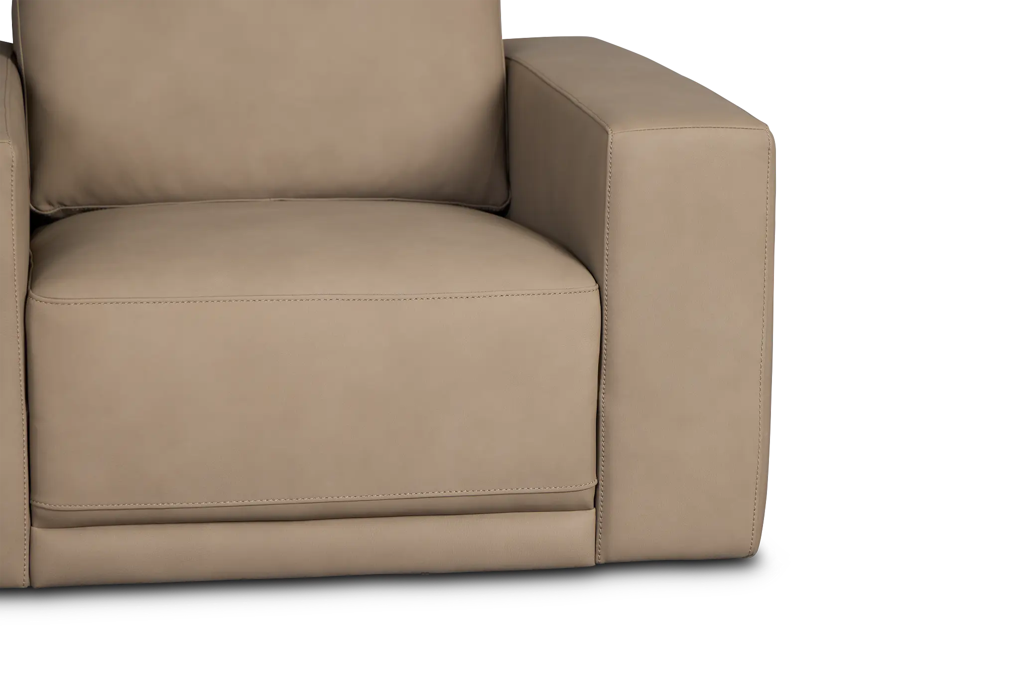 Kellan Taupe Leather Chair Kellan Taupe Leather Chair