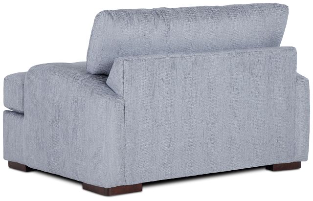 Alpha Light Gray Fabric Chair