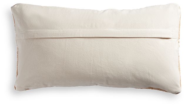 Butan Light Brown Lumbar Accent Pillow
