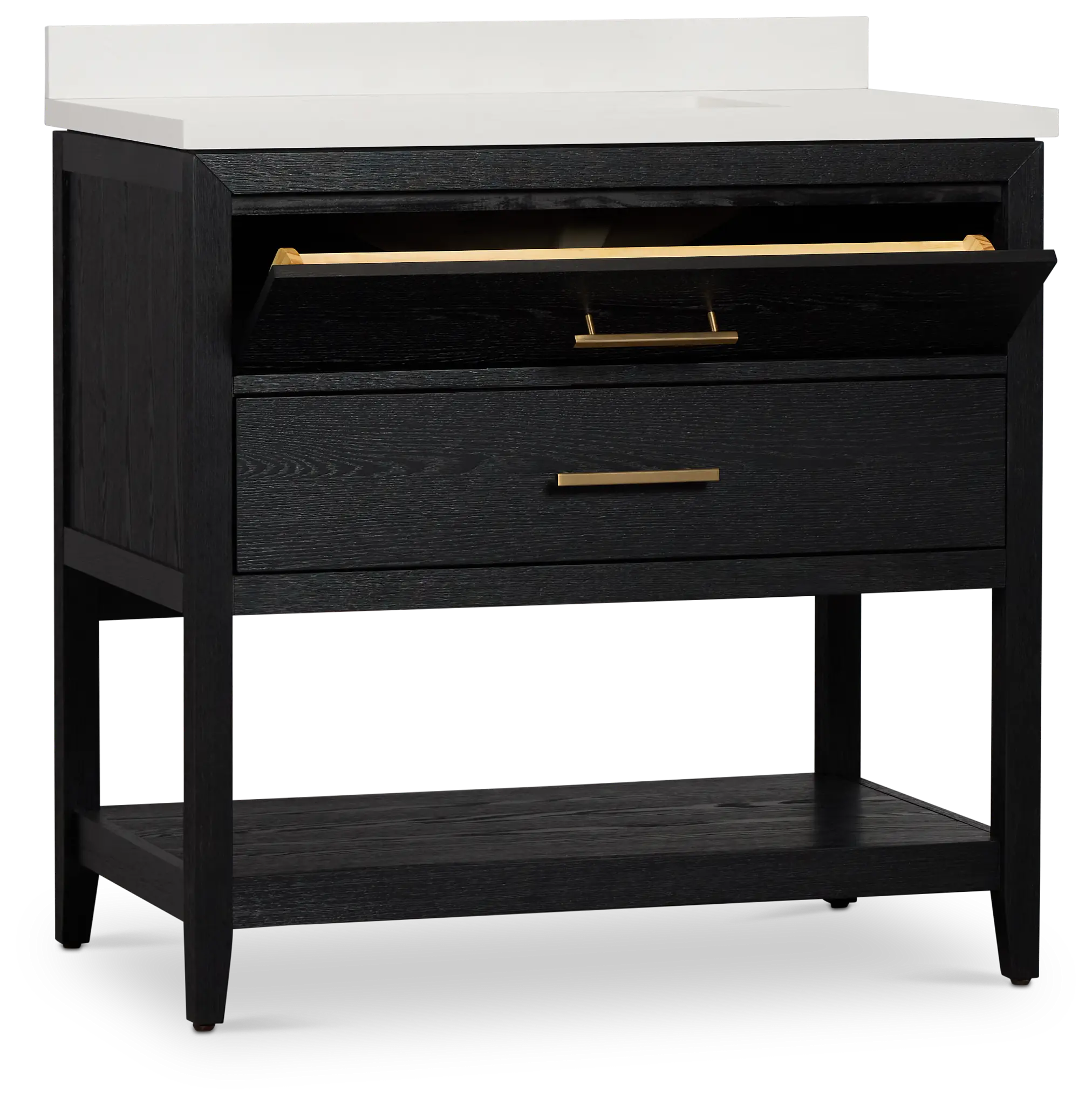 Alden Black 36" Single Bathroom Vanity Alden Black 36" Single Bathroom Vanity