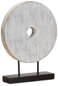 Rusty White Large Tabletop Accessory