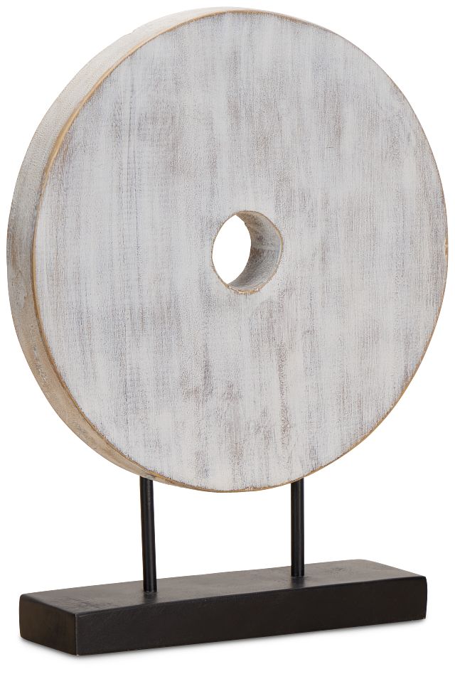 Rusty White Large Tabletop Accessory