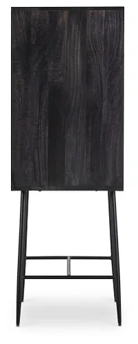Lumi Dark Tone Wine Cabinet