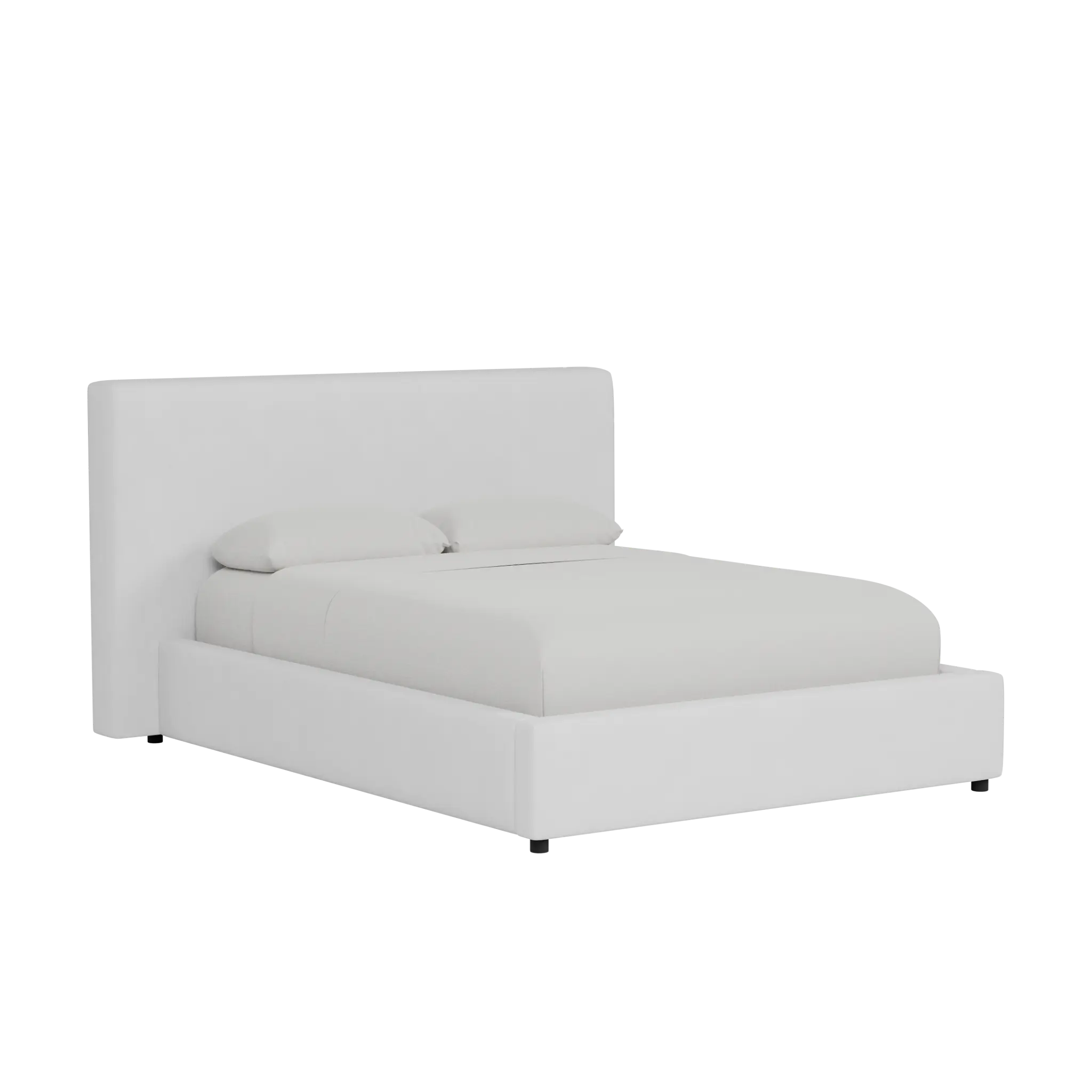 Grayton Suave White 44" Upholstered Platform Bed Grayton Suave White 44" Upholstered Platform Bed