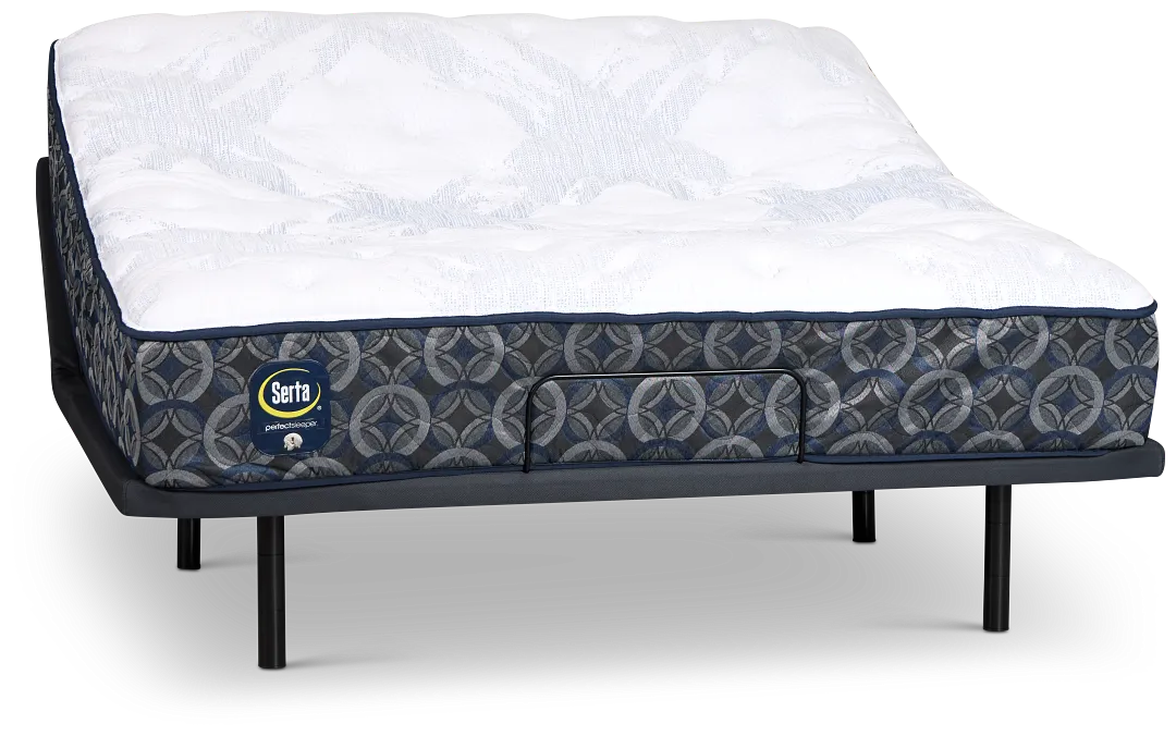 Perfect Sleeper Calming Nights Plush Baselogic Gold Adjustable Base Mattress Set