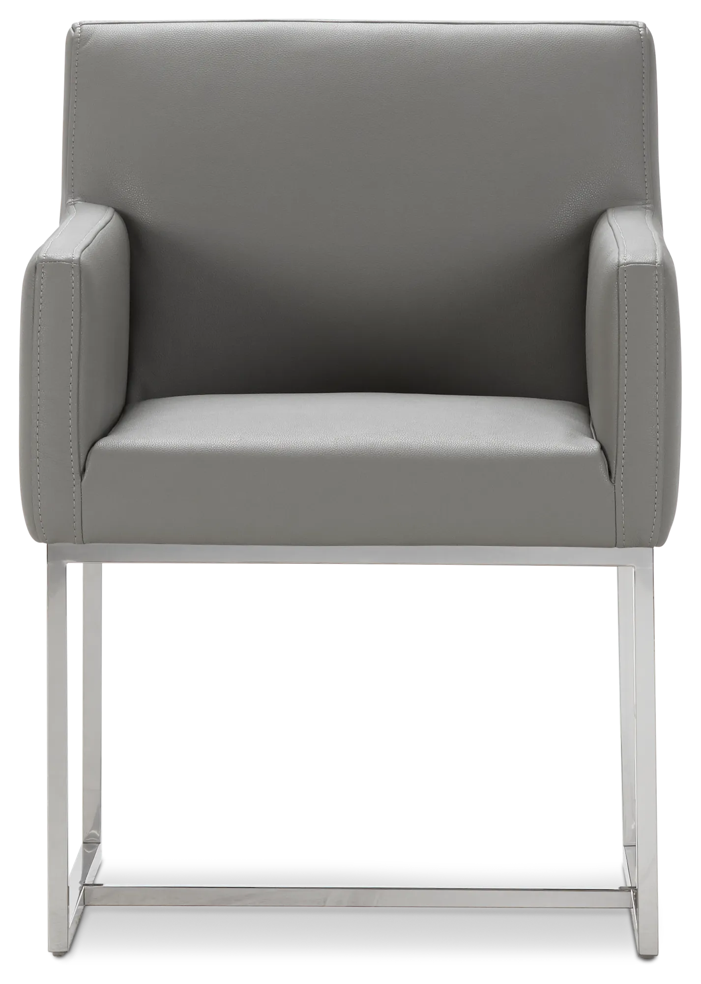 Miami Gray Micro Upholstered Arm Chair