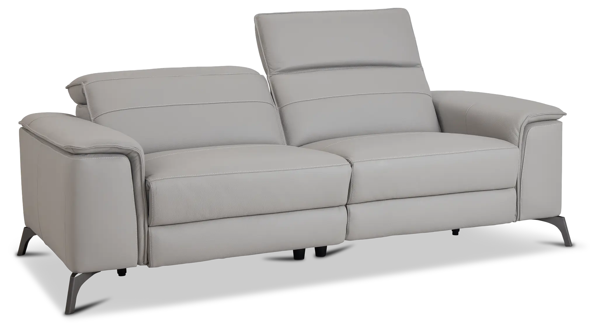 Pearson Gray Leather Sofa Pearson Gray Leather Sofa