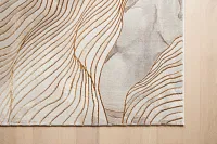 Valeria Gold 9x12 Area Rug