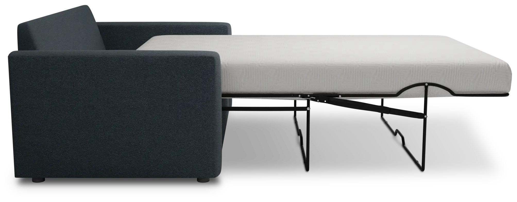 Siesta Elite Dark Blue Fabric Memory Foam Sleeper Siesta Elite Dark Blue Fabric Memory Foam Sleeper
