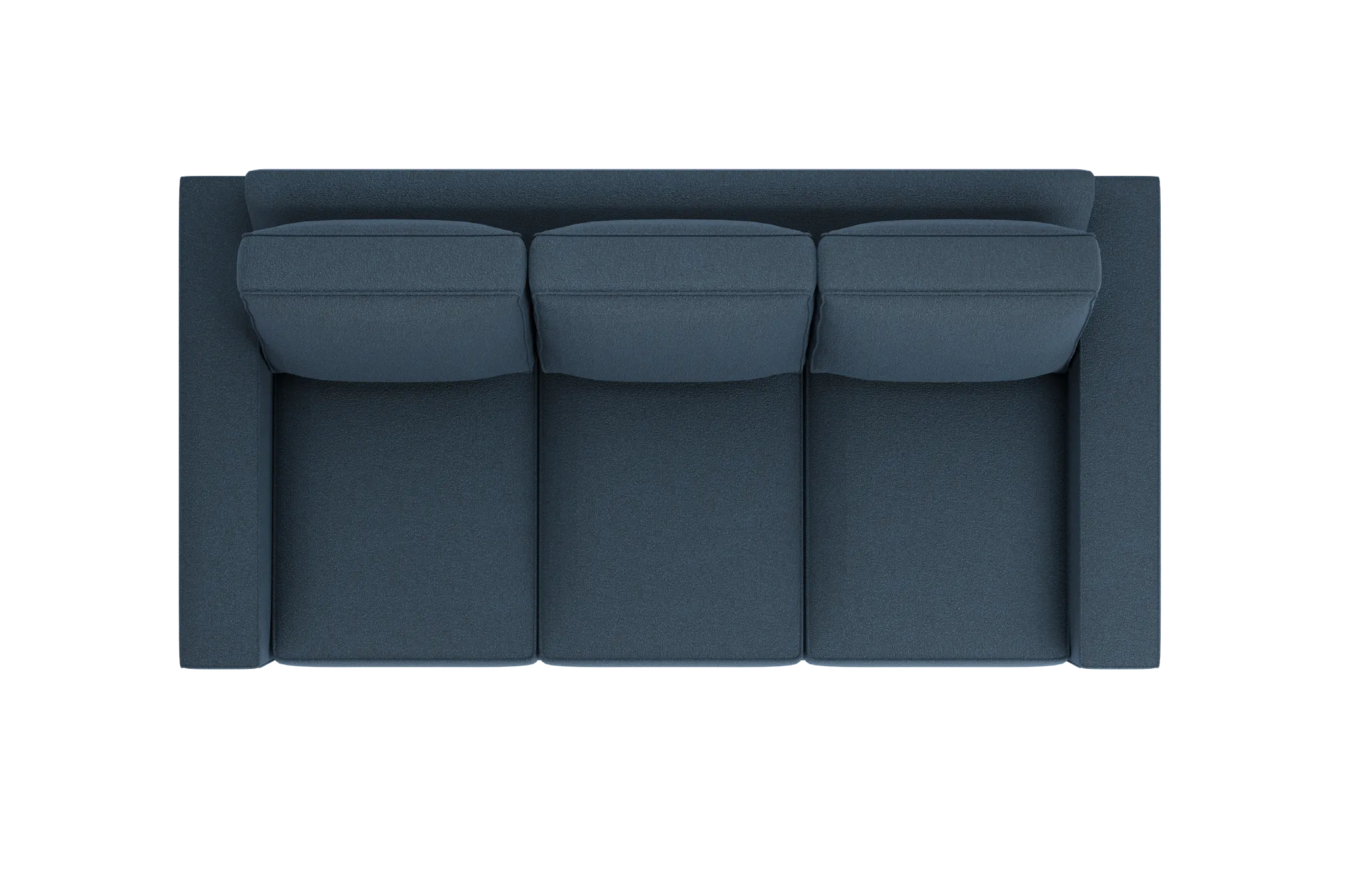 Edgewater Elite Blue 84" Sofa W/ 3 Cushions