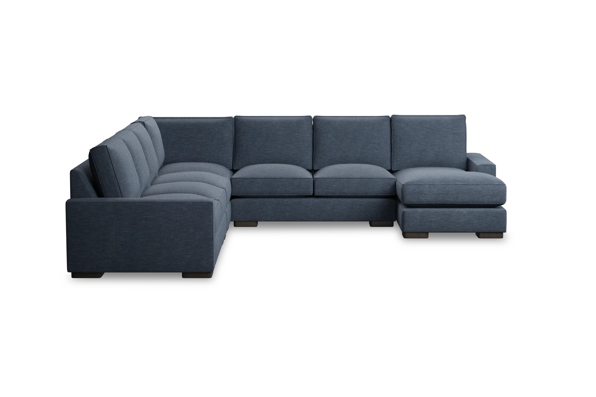 Edgewater Elevation Dark Blue Large Right Chaise Sectional