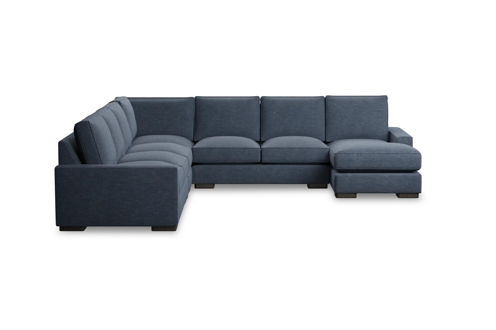Edgewater Elevation Dark Blue Large Right Chaise Sectional Edgewater Elevation Dark Blue Large Right Chaise Sectional