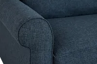 Cameron Blue Fabric Memory Foam Sleeper