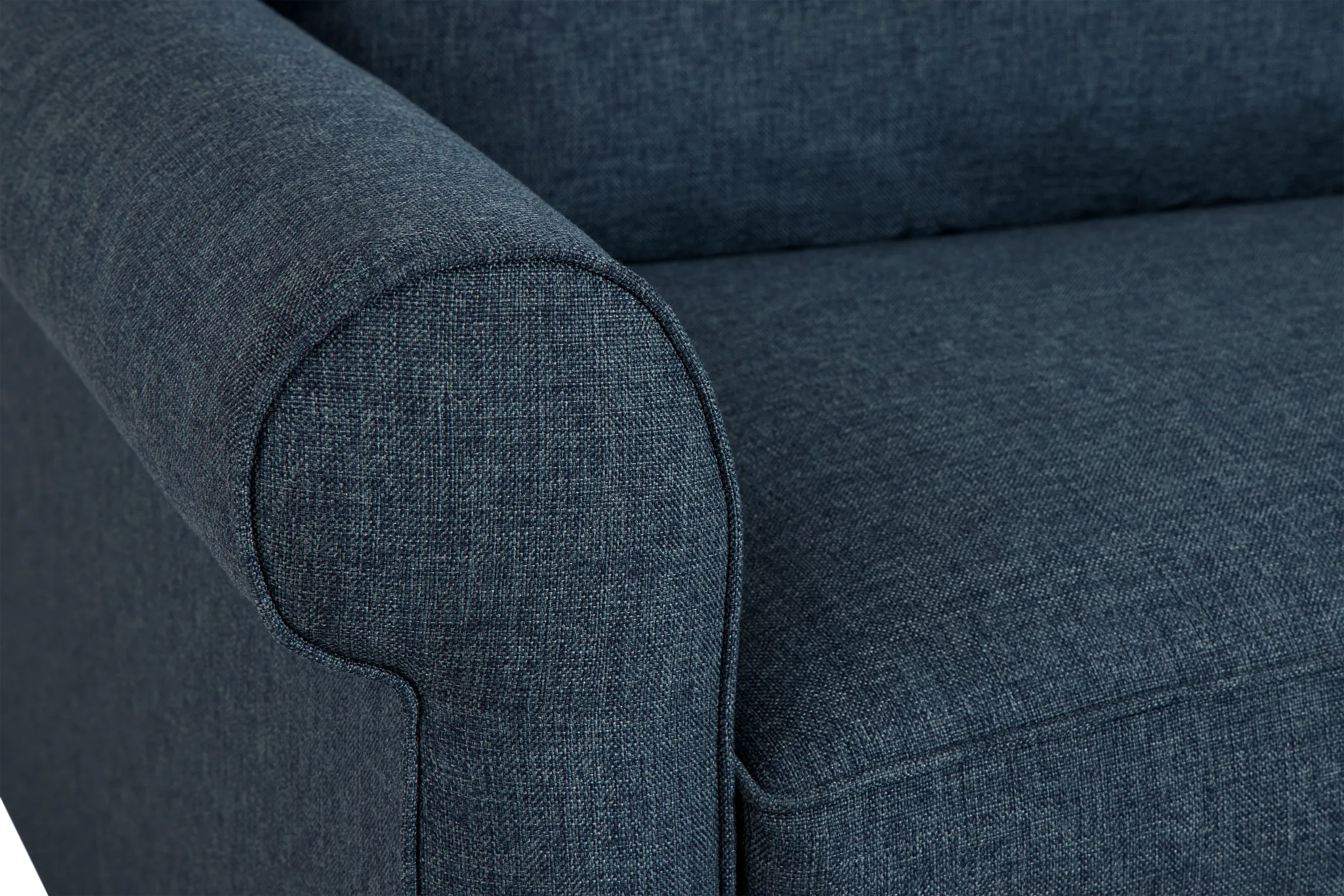 Cameron Blue Fabric Memory Foam Sleeper