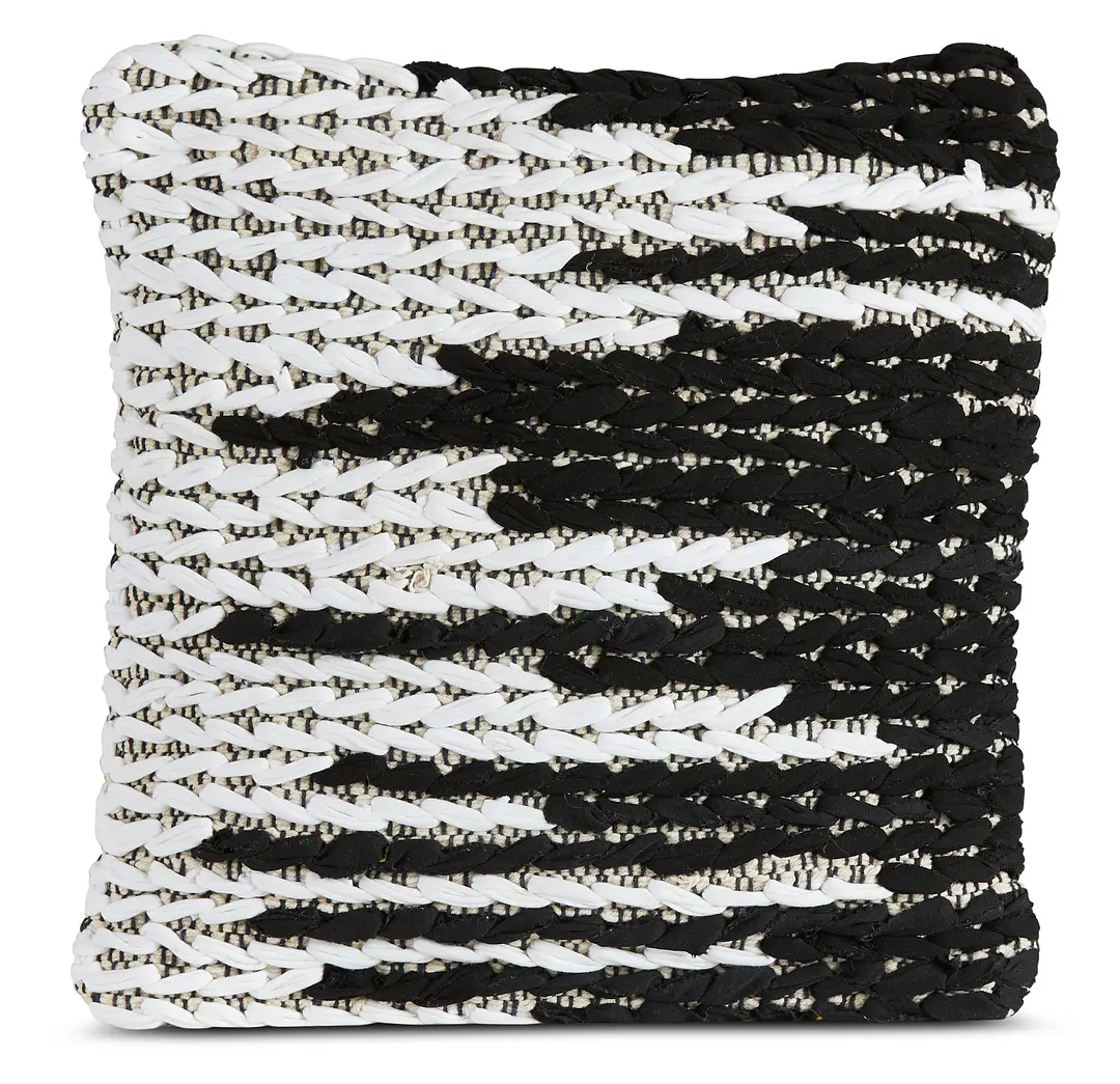 Kasbi Black Square Accent Pillow Kasbi Black Square Accent Pillow