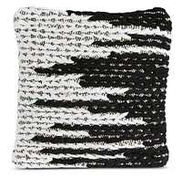 Kasbi Black Square Accent Pillow
