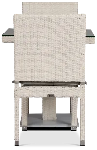 Bahia Gray 27" Square Table & 2 Chairs