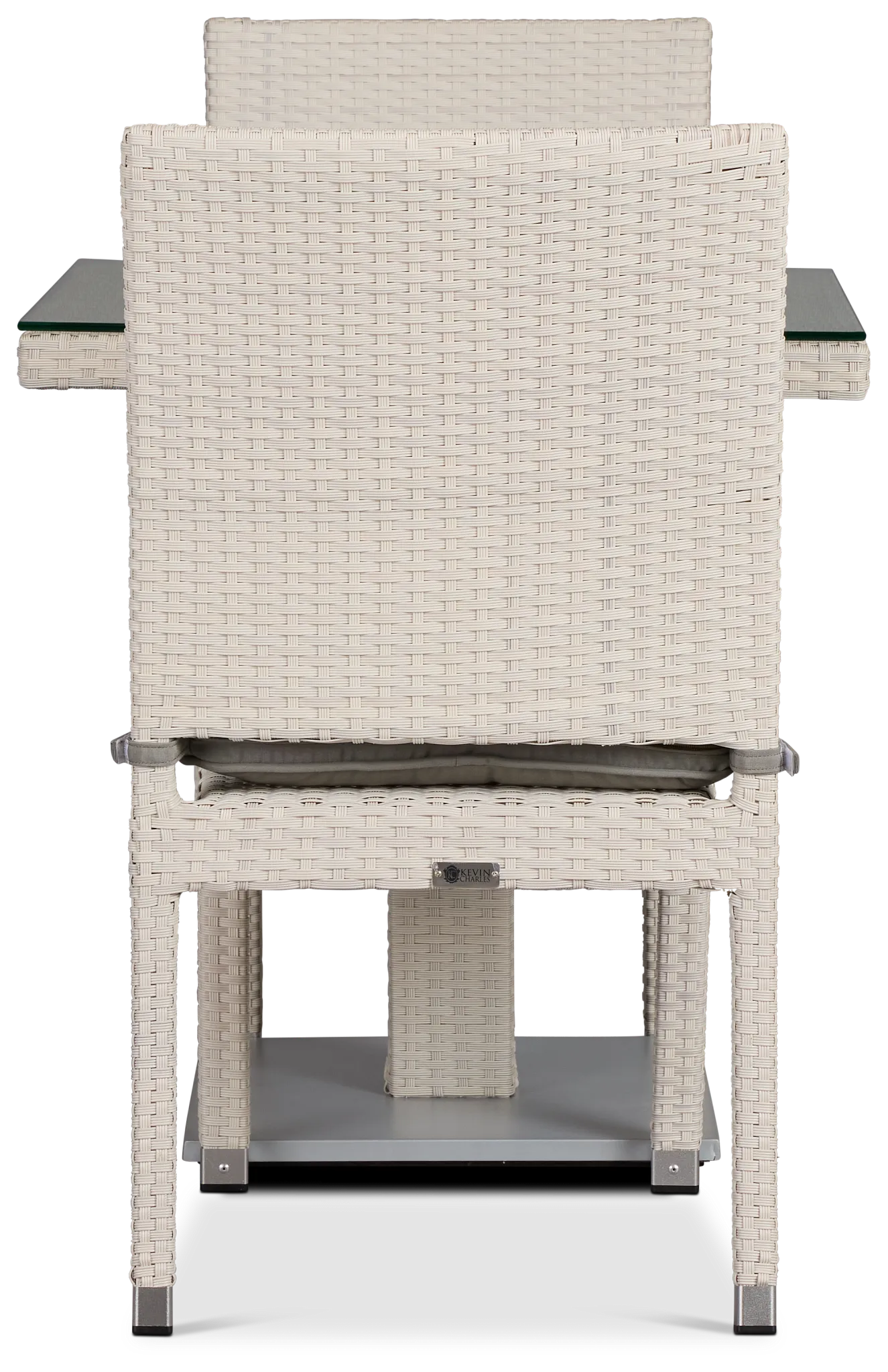Bahia Gray 27" Square Table & 2 Chairs