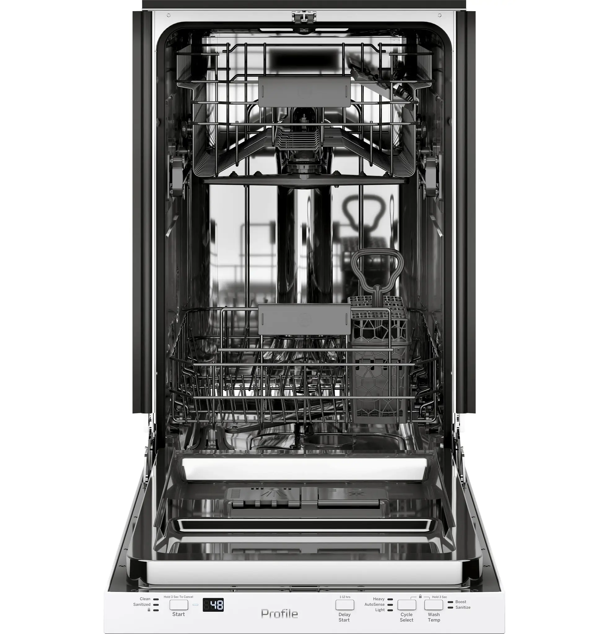 Ge Prpfile 145 Series White Built In Dishwasher Ge Prpfile 145 Series White Built In Dishwasher