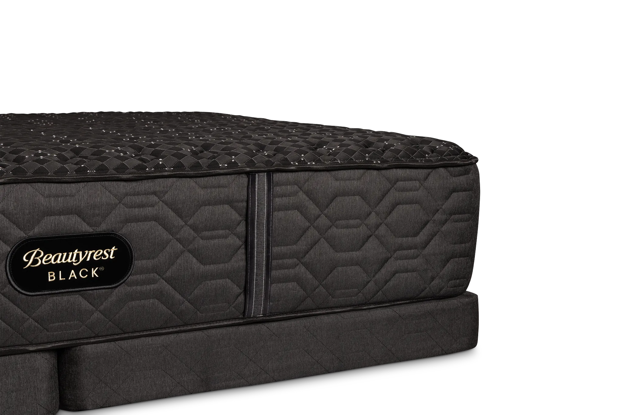 Beautyrest Black Series Three Extra Firm Low-profile Mattress Set