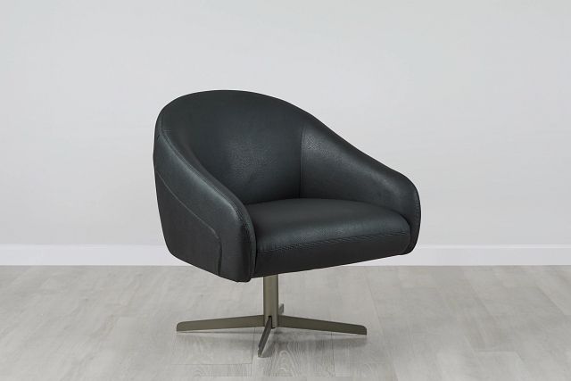 Frankie Black Swivel Accent Chair (0)