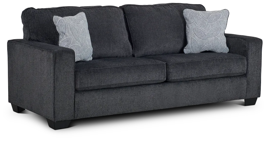 Altari Dark Gray Micro Sofa