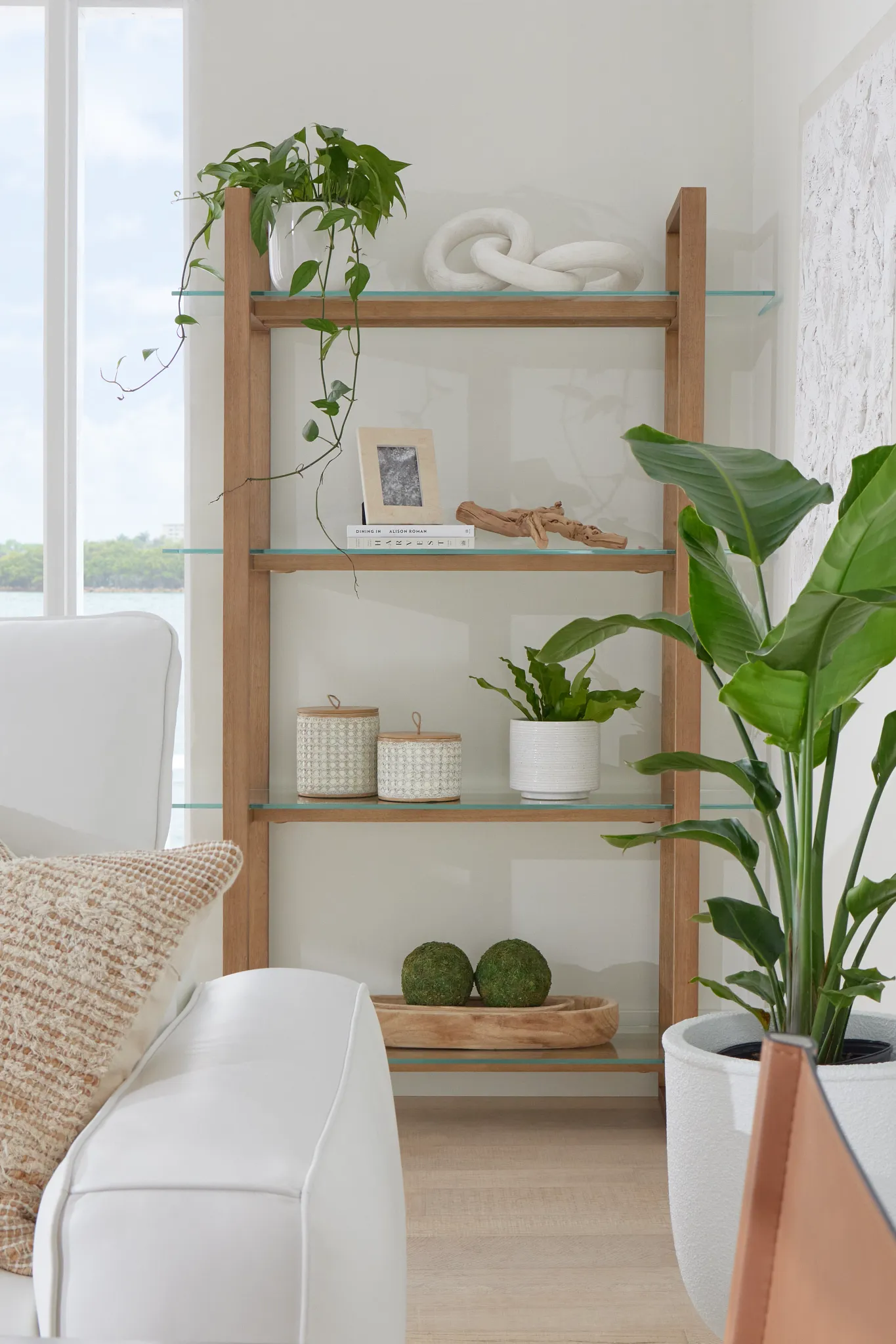 Haven Light Tone Bookcase