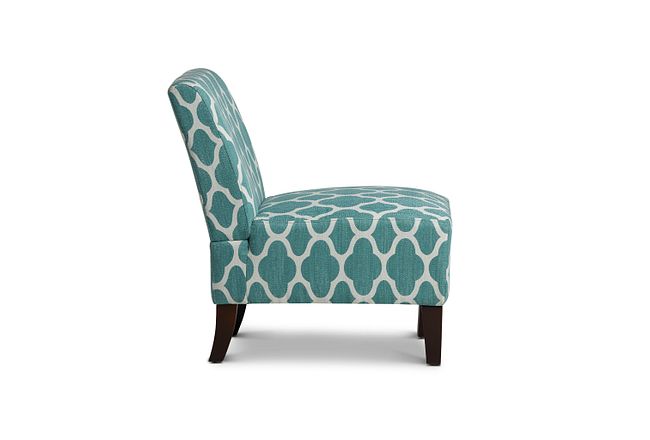 Comet Light Blue Fabric Accent Chair