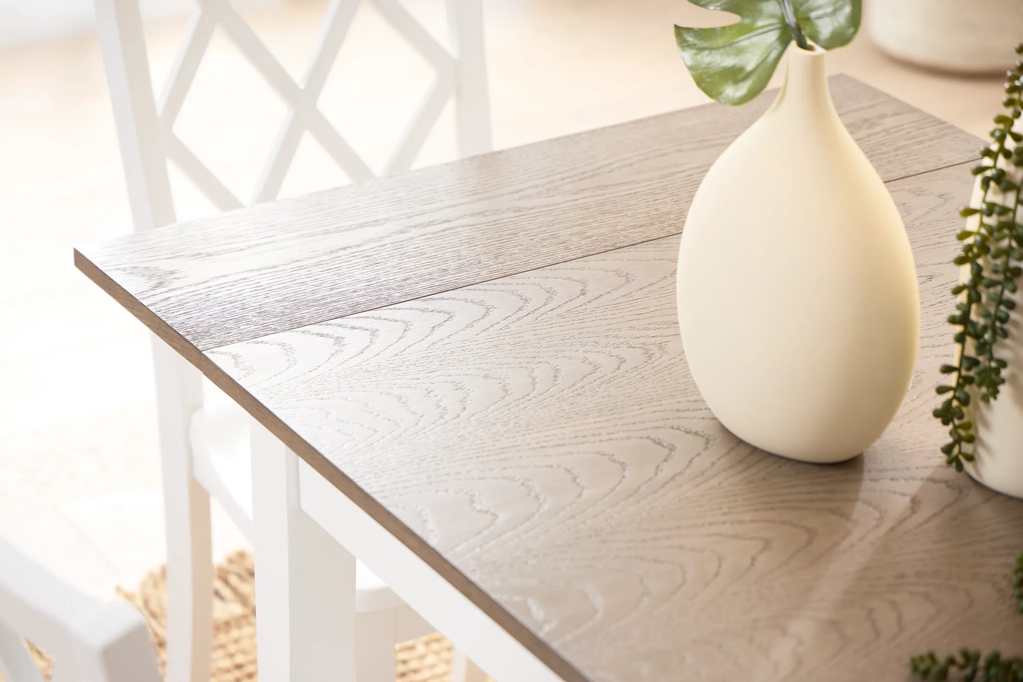 Edgartown Two-tone Rectangular Drop Leaf Table