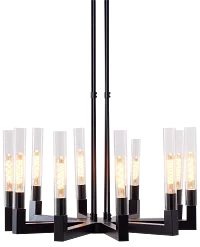 Lucia Black Chandelier