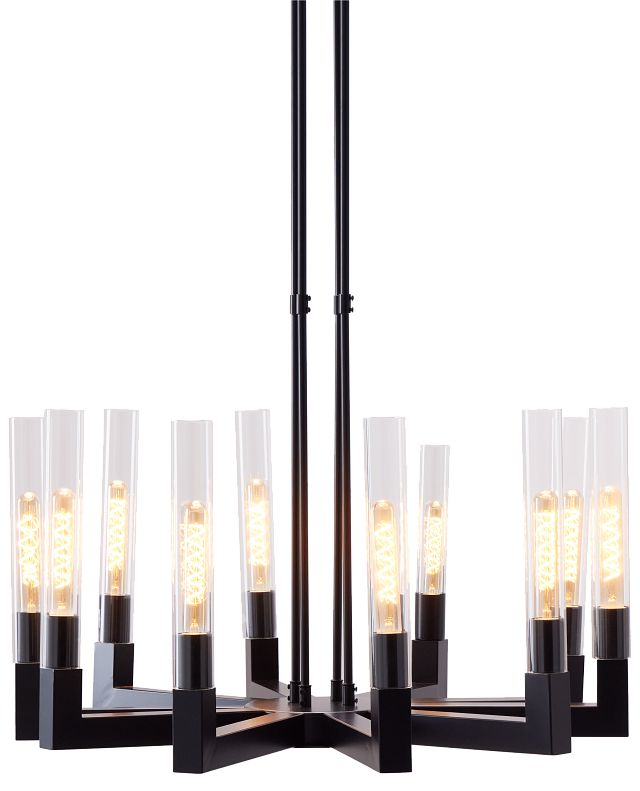 Lucia Black Chandelier