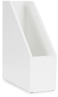 Ramble White Wood File Organizer