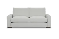 Edgewater Revenue White 84" Sofa W/ 2 Cushions