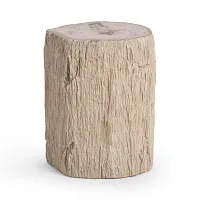 Rockies Beige Wood End Table