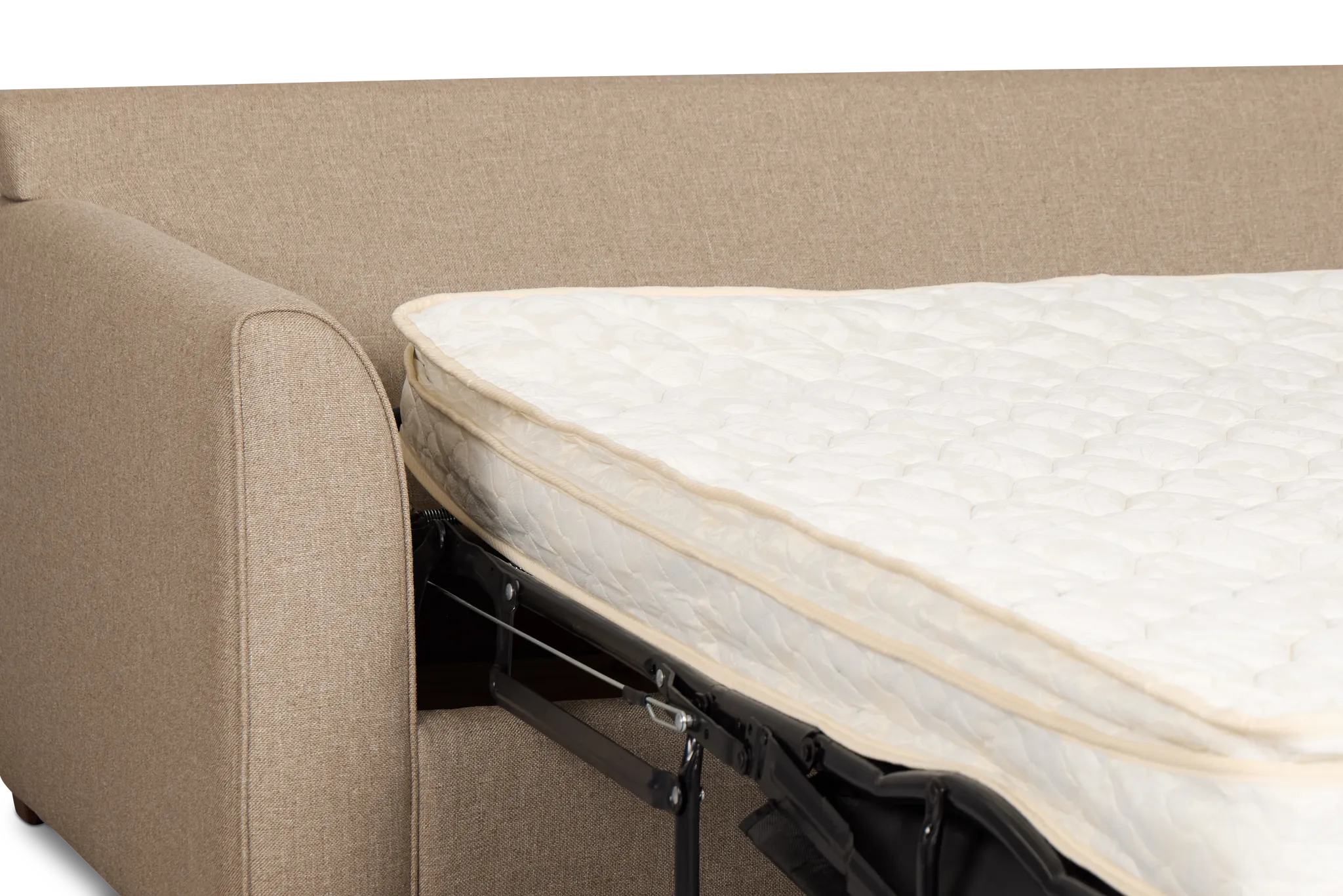 Tate Brown Fabric Innerspring Sleeper