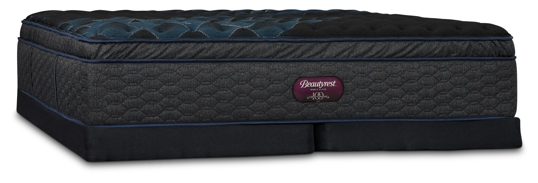Simmons Beautyrest World Class Level 4 Firm Low-profile Mattress Set