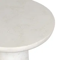 Four Hands Rye White Small End Table