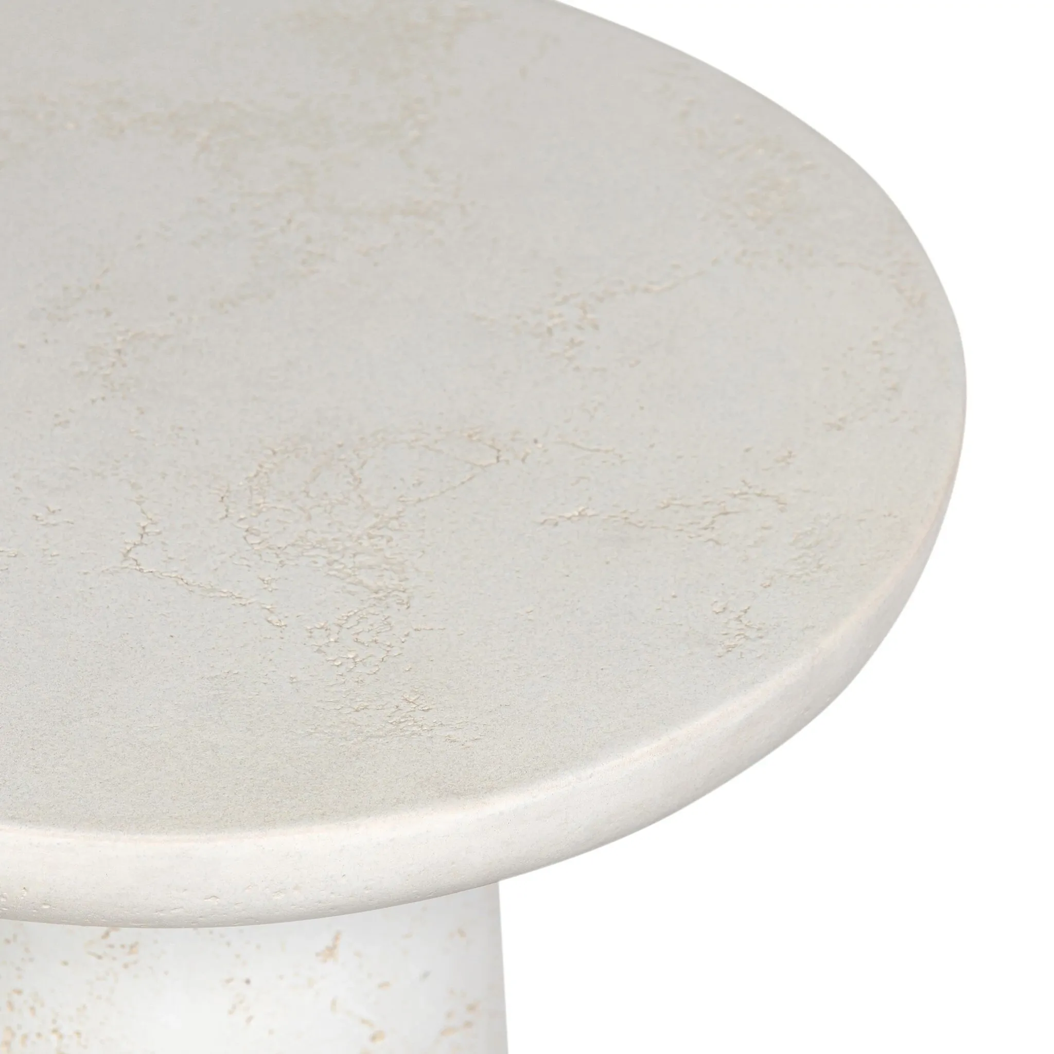 Four Hands Rye White Small End Table