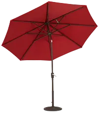 Maui Red Umbrella Set