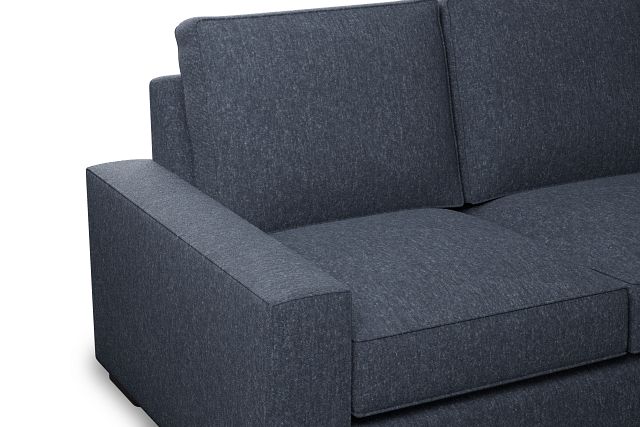 Edgewater Maguire Blue 96" Sofa W/ 3 Cushions