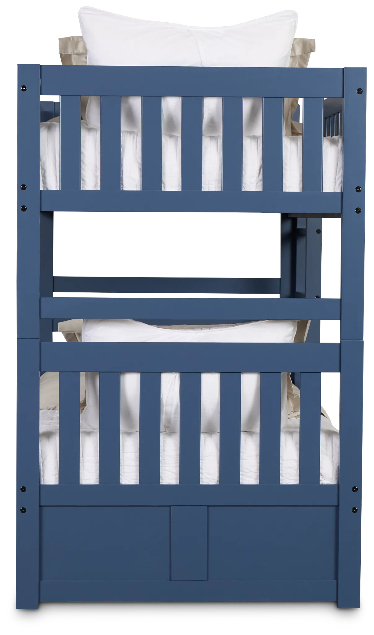 Charleston Dark Blue Storage Bunk Bed