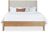 Tahoe Light Tone Uph Panel Bed