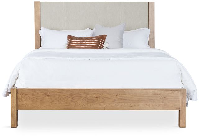 Tahoe Light Tone Uph Panel Bed