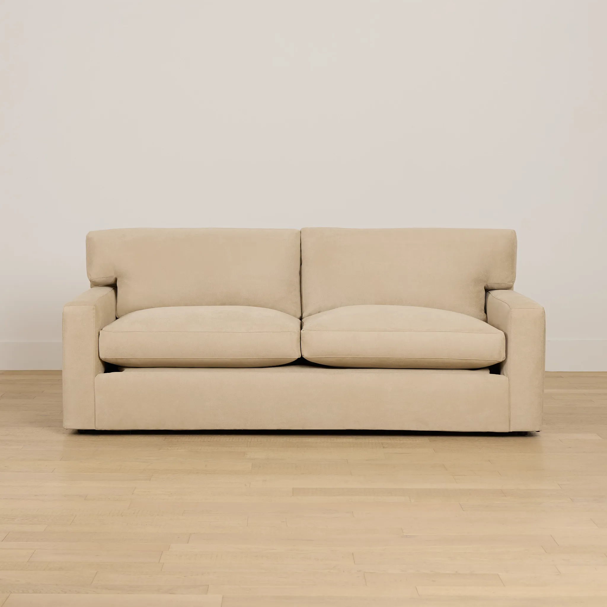 Hudson Beige Fabric Cooling Memory Foam Sleeper