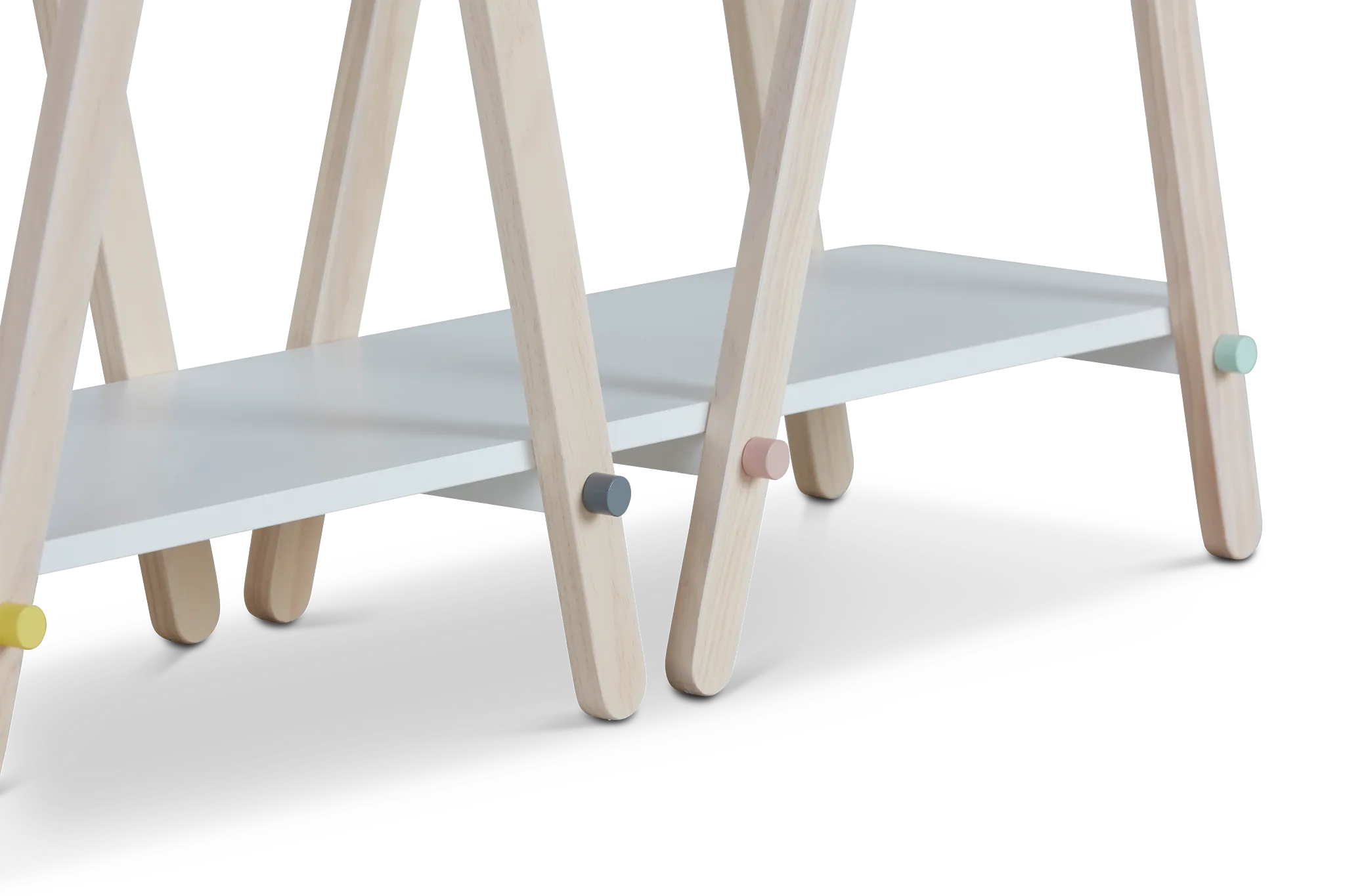 Dottie White Storage Bookcase