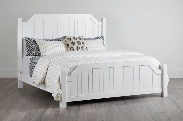 Elmhurst White Panel Bed (0)