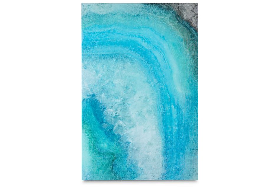 Azora Teal Acrylic Wall Art