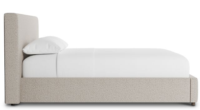 Grayton Gellar Brown 44" Upholstered Platform Bed