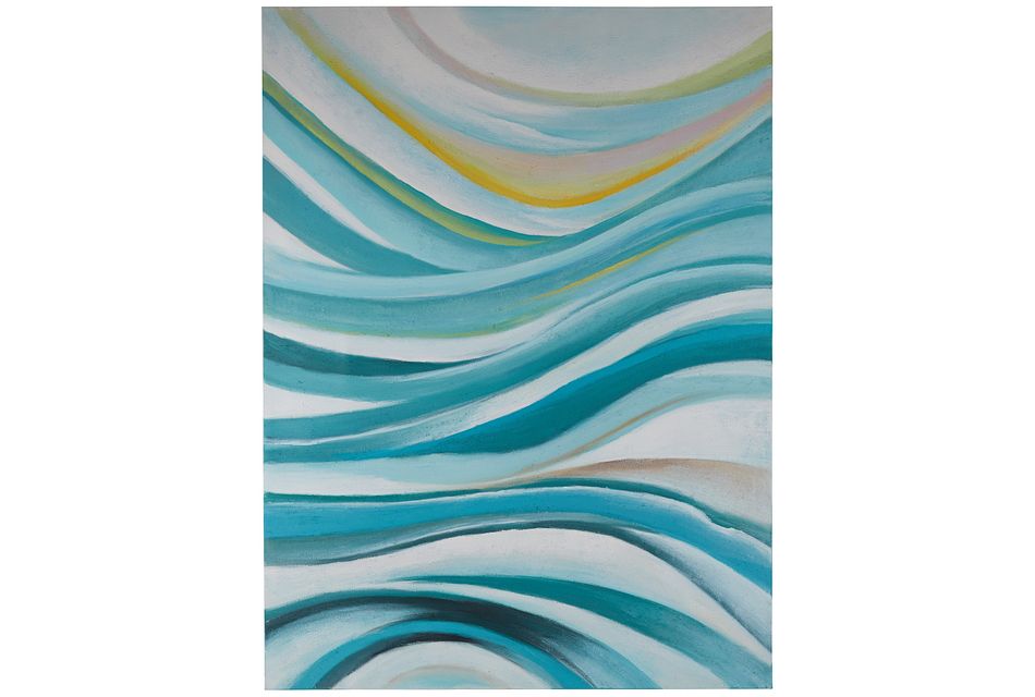 Serene Teal Canvas Wall Art